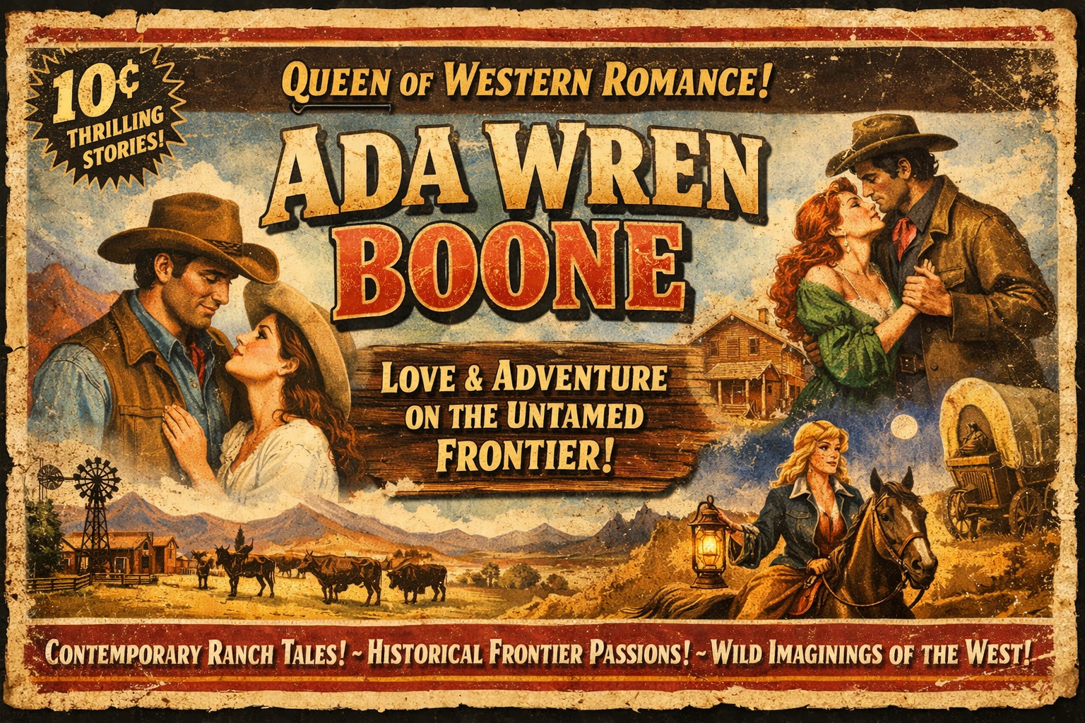 Ada Wren Boone - romantic Western author